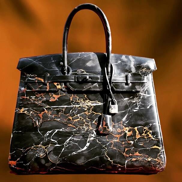 what are hermes bags made of