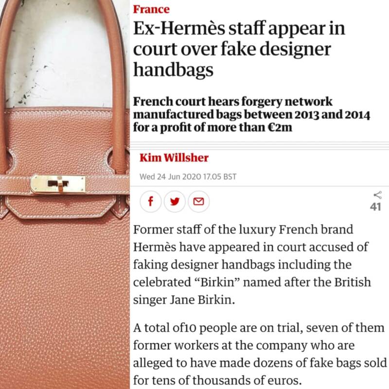 hermes fake