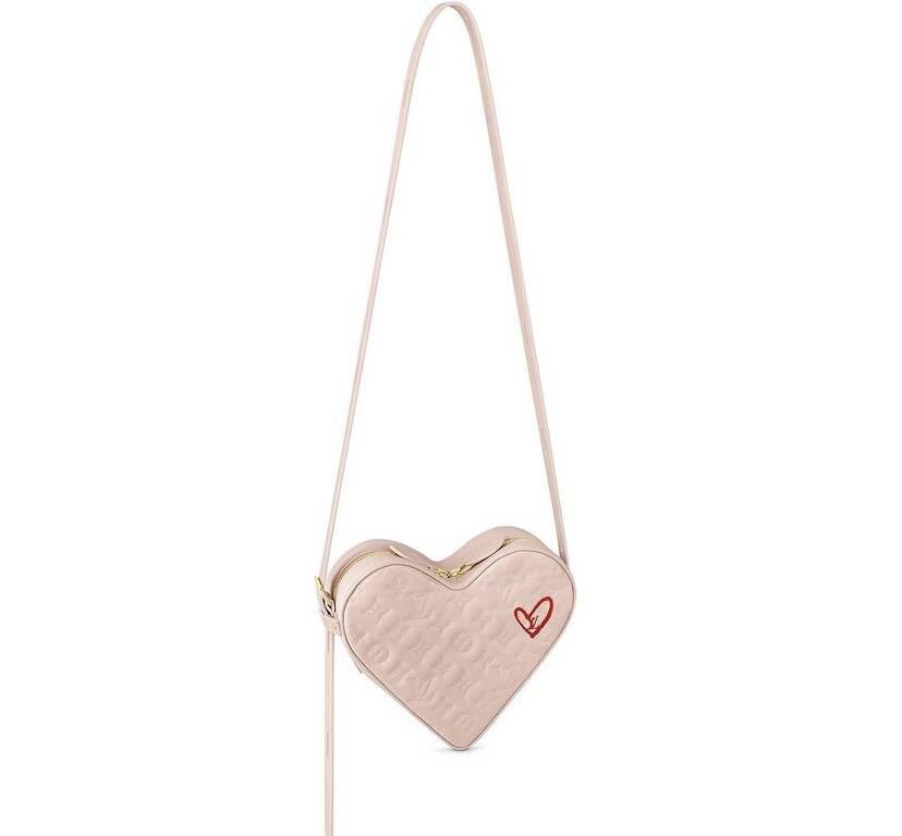 louis vuitton love heart bolsa