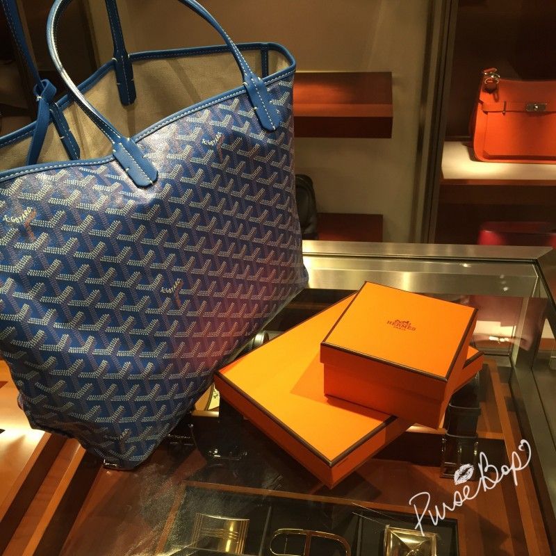 Replying to @its__bex Which Goyard Saint Louis tote size is your