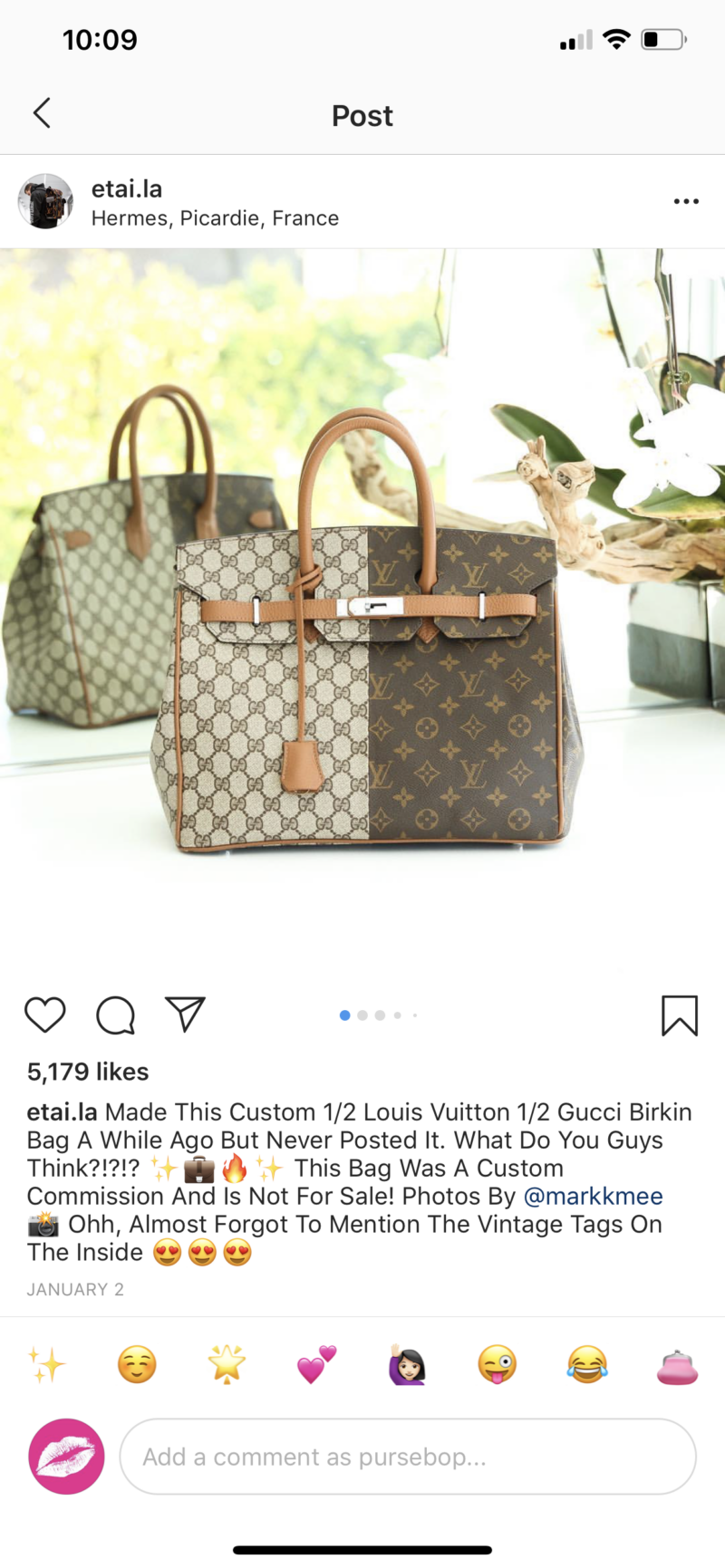 Making a Custom Louis Vuitton Hermes Birkin Bag 