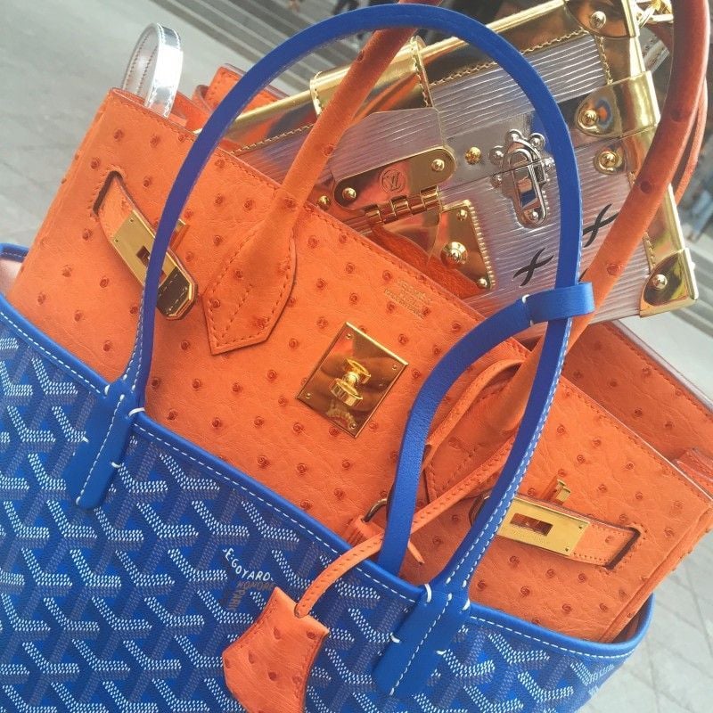 Replying to @its__bex Which Goyard Saint Louis tote size is your