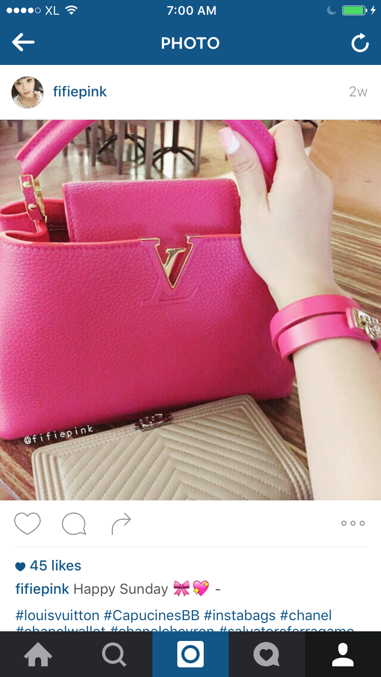 capucine bag pink