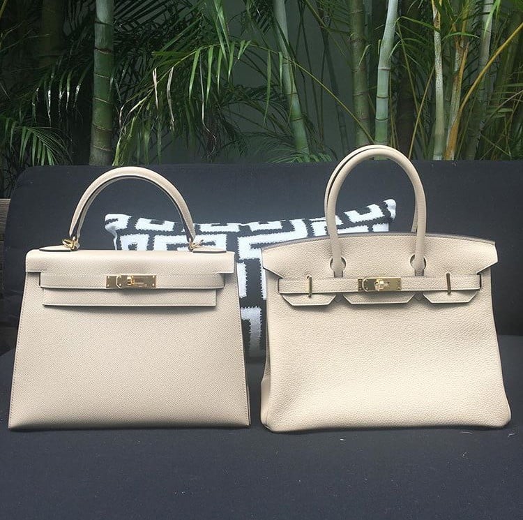 Hermes Birkin 25 Gris Meyer Ostrich Gold Hardware Grey Madison Avenue Couture