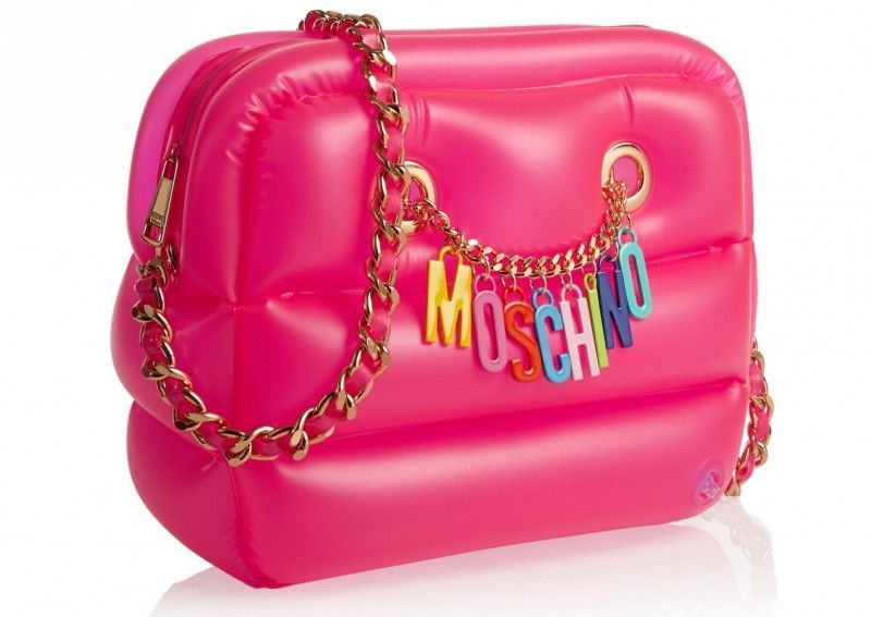 moschino inflatable purse