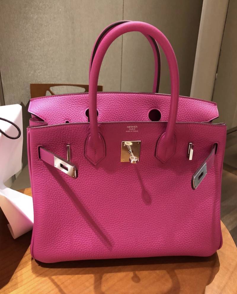 Hermes Birkin 25 Bag in 8u Blue Glacier Epsom Calfskin SHW