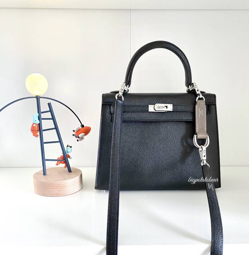 How to get the perfect crossbody strap length using Hermès new