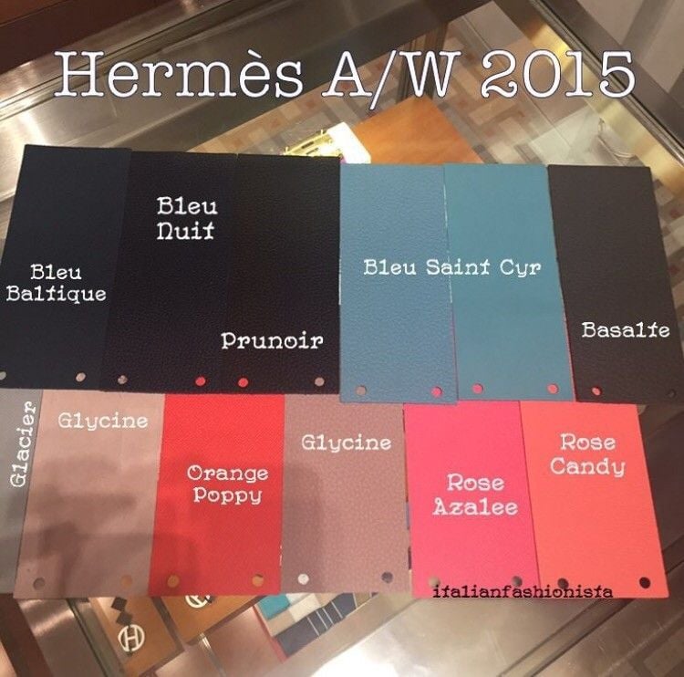 hermes red colors