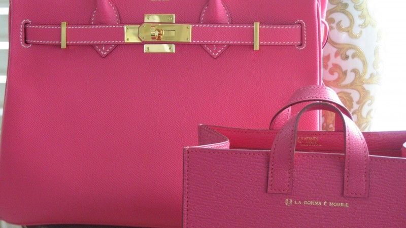 hermes rose shocking vs rose tyrien