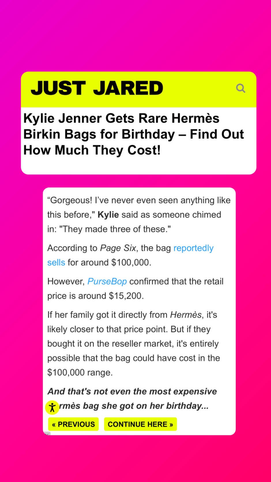 Kris Jenner gifts Kylie rare $100k Hermes Birkin bag for 25th birthday