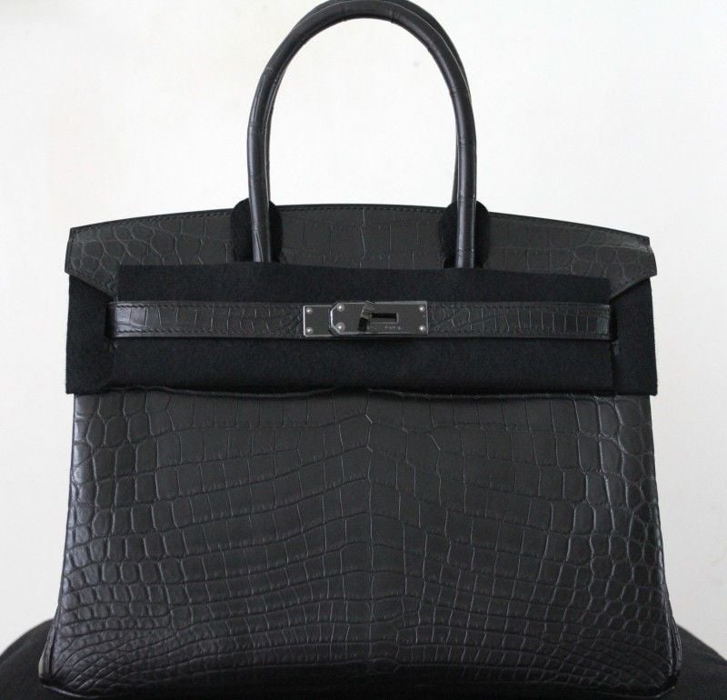 Hermes 30cm Black Box Leather Black Hardware SO Black Birkin Bag - Yoogi's  Closet