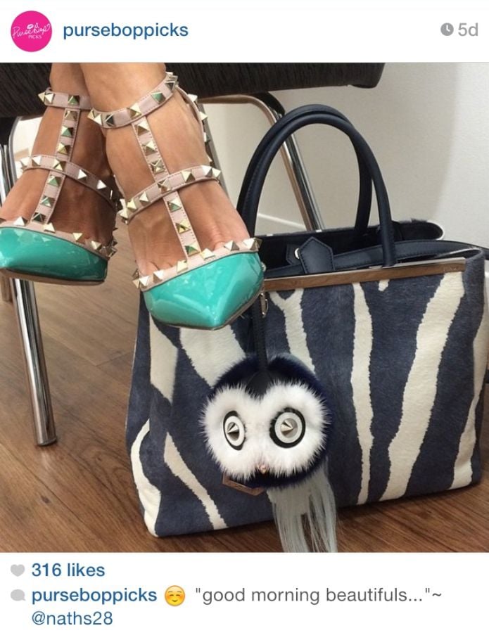 Fendi Bag Charm Tote Bags