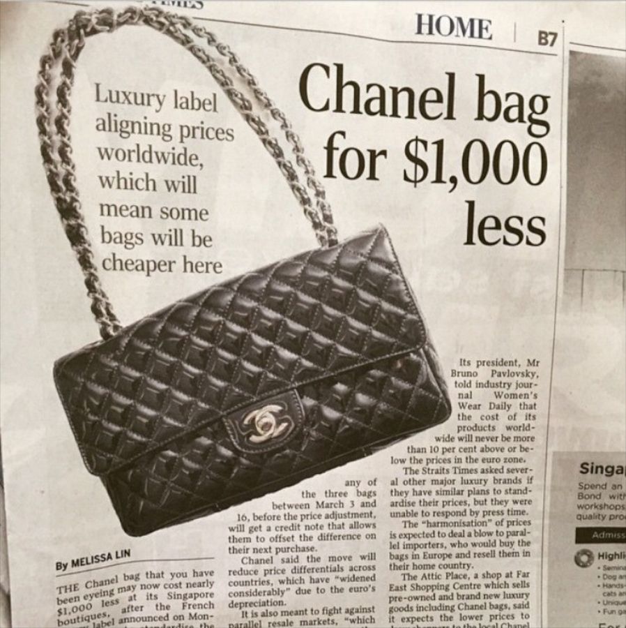 chanel shopping bag purse