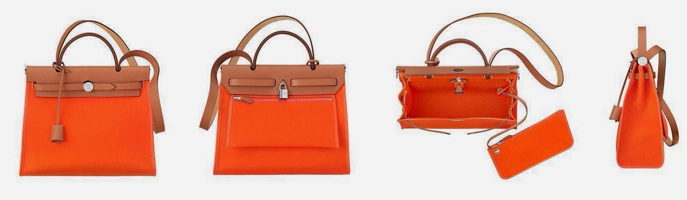 hermes herbag size chart