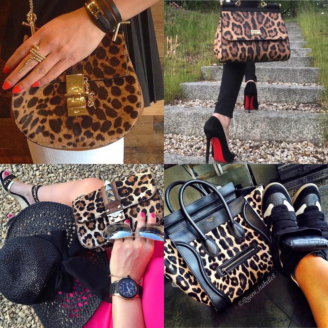 Animal print Leather Purse – Glitter & Mud