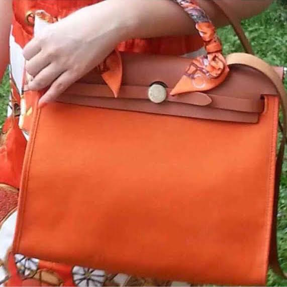 hermes herbag orange