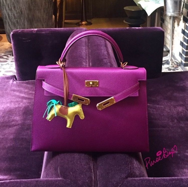 hermes purple kelly