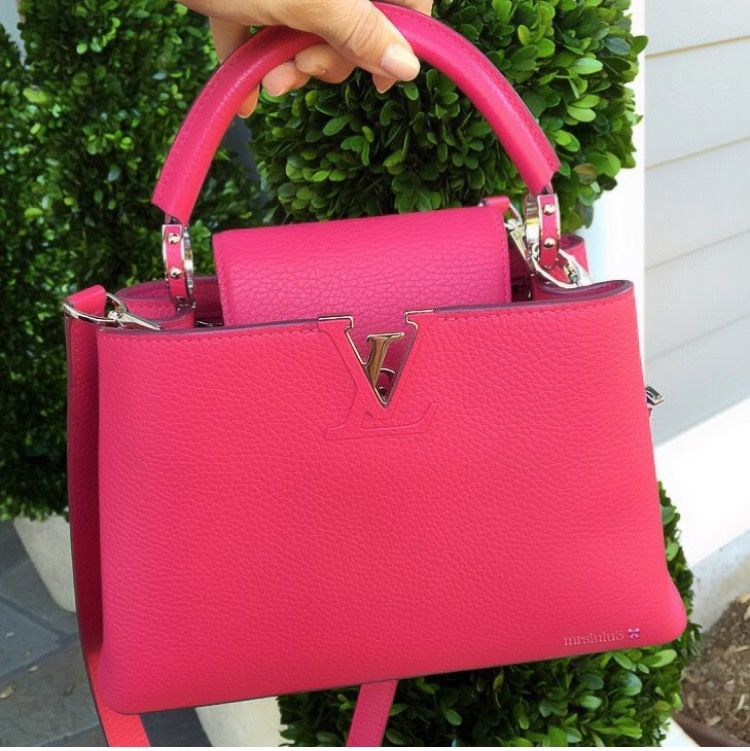 Louis Vuitton® Capucines BB Magenta Jasmin Rose. Size in 2023