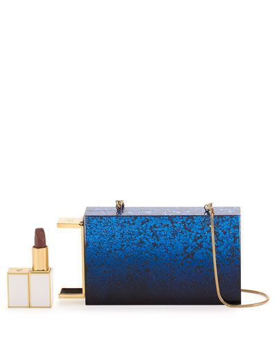 Tom Ford Alix Python Zip Padlock Crossbody Bag Gold, $2,790, Neiman Marcus