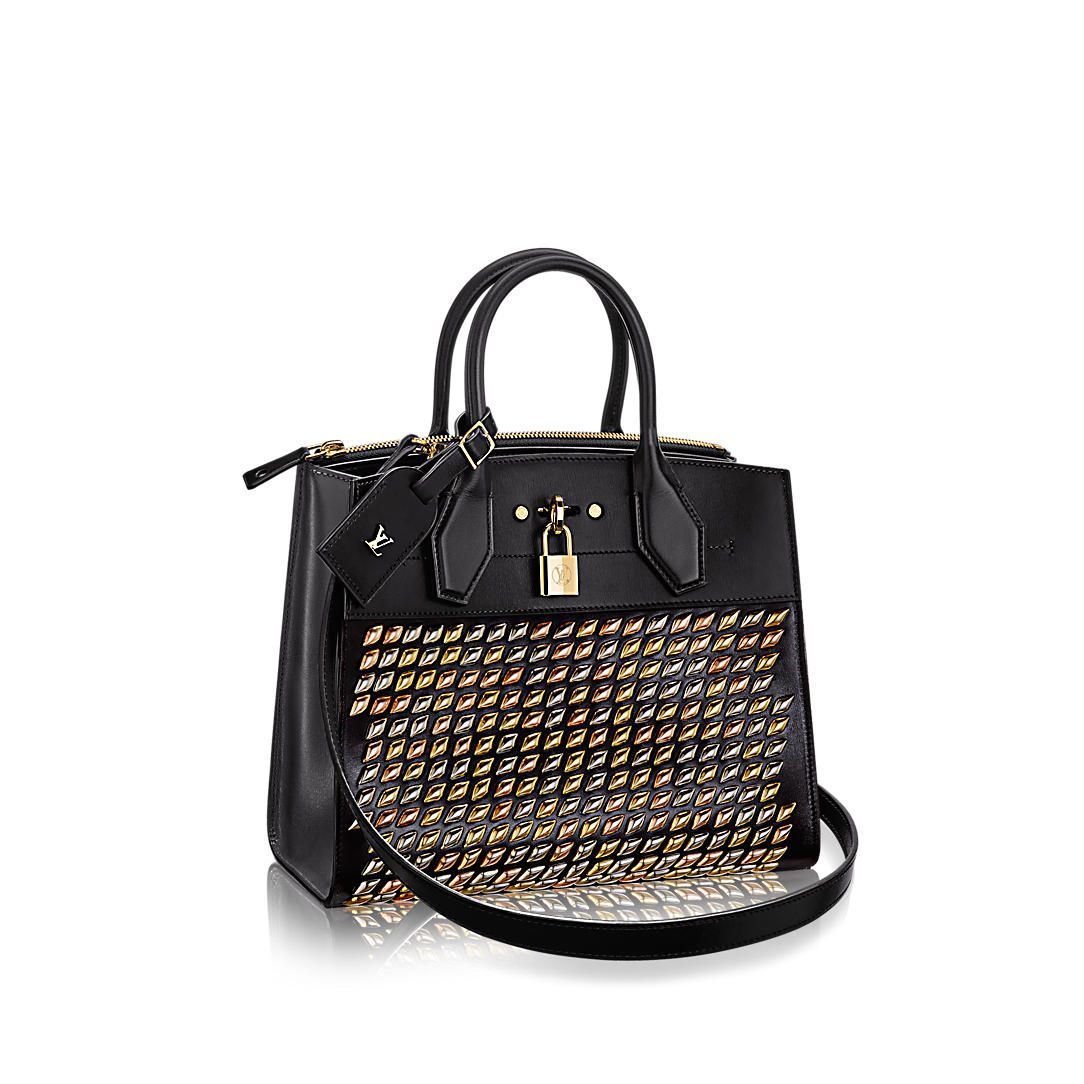 Louis Vuitton Black City Steamer PM Bag – The Closet