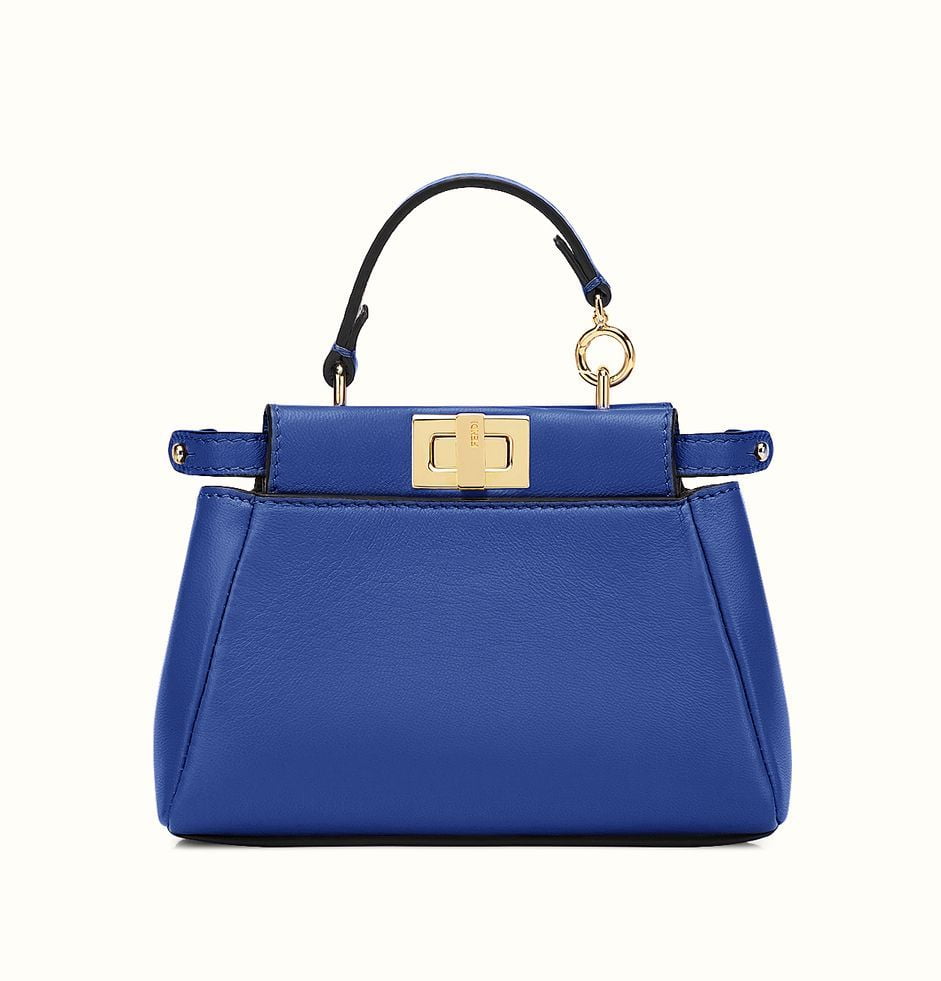 Fendi-Blue-Micro-Peekaboo-Bag