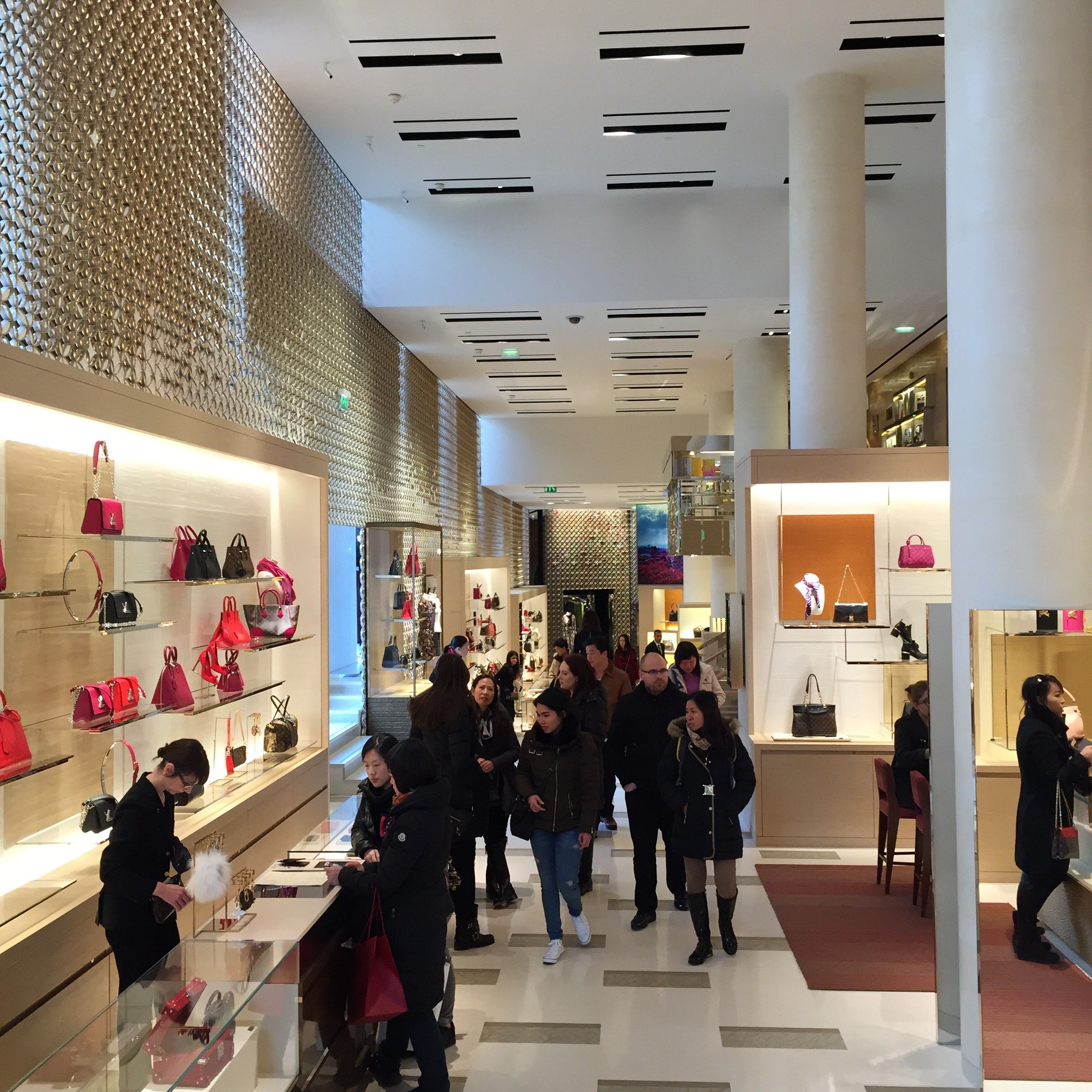 Shopping in Paris at Louis Vuitton