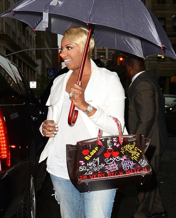 nene-leakes-graffiti-hermes-birkin-bag-h724