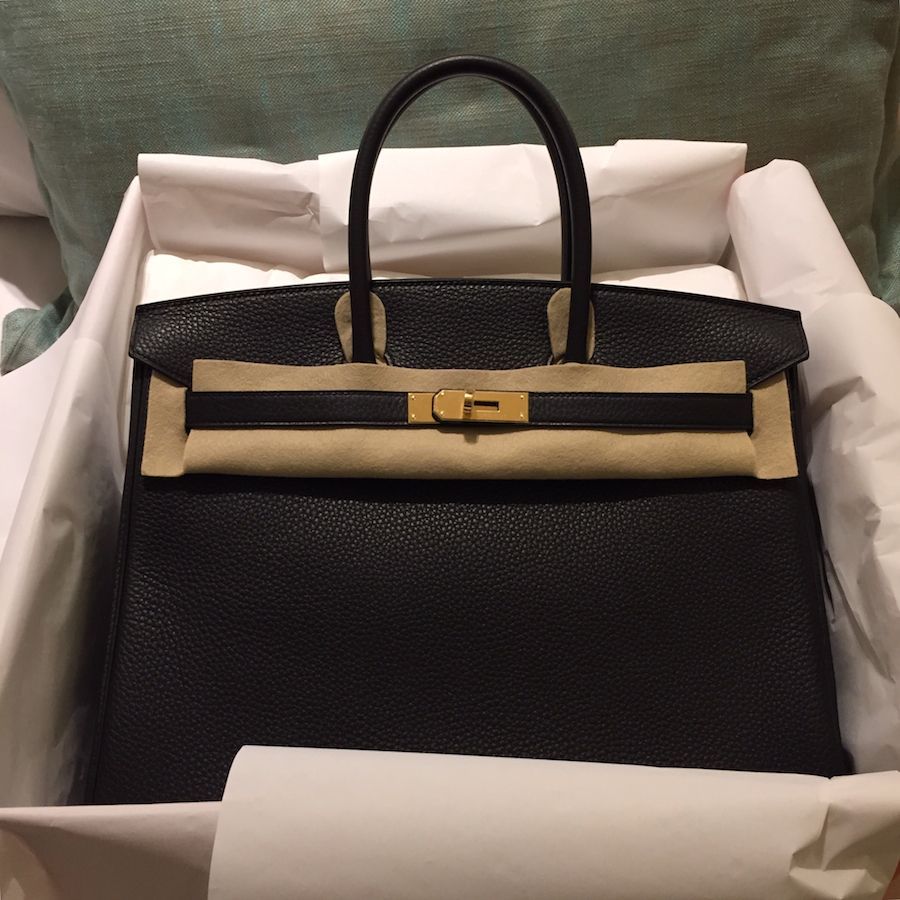 The French Hunter on X: Birkin 25 Noir (Black) Togo GHW #hermes