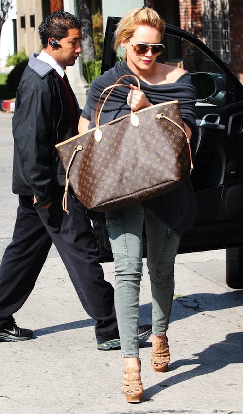 goyard tote celebrity