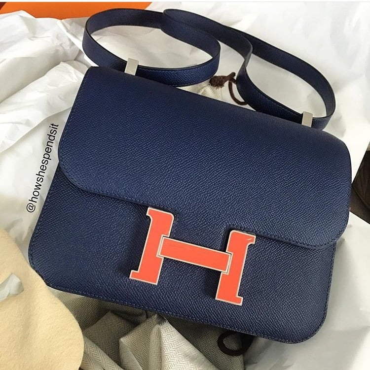 JaneFinds on Instagram: Constance bag is considered to be the third in the  “Holy Trinity” of Hermès luxury handbags, along with the Kelly & Birkin  bag. DM for details