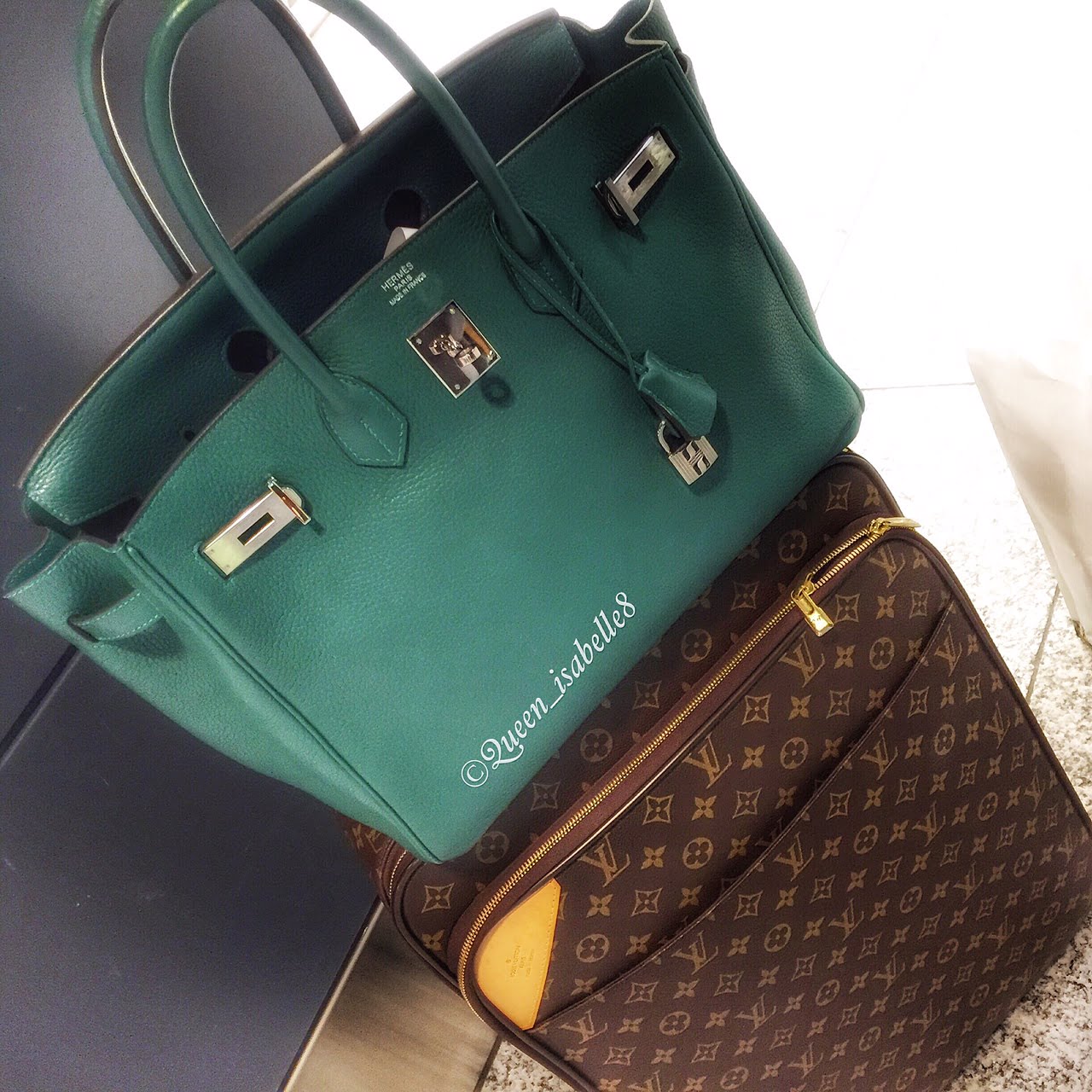 botd Hermes Birkin 30/35 Malachite Togo Gold Hardware