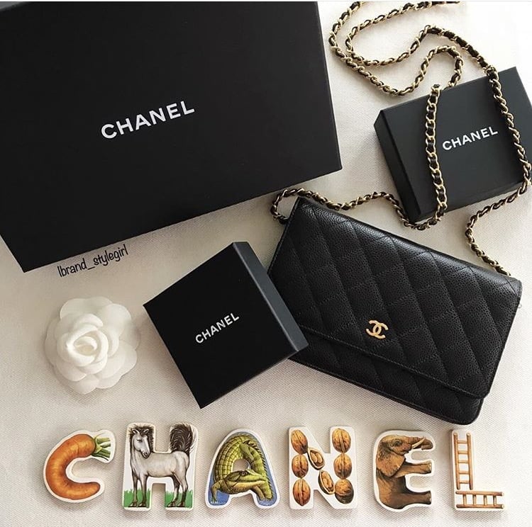 chanel wallet on chain dupe