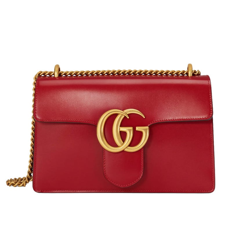 Gucci leather sales marmont bag