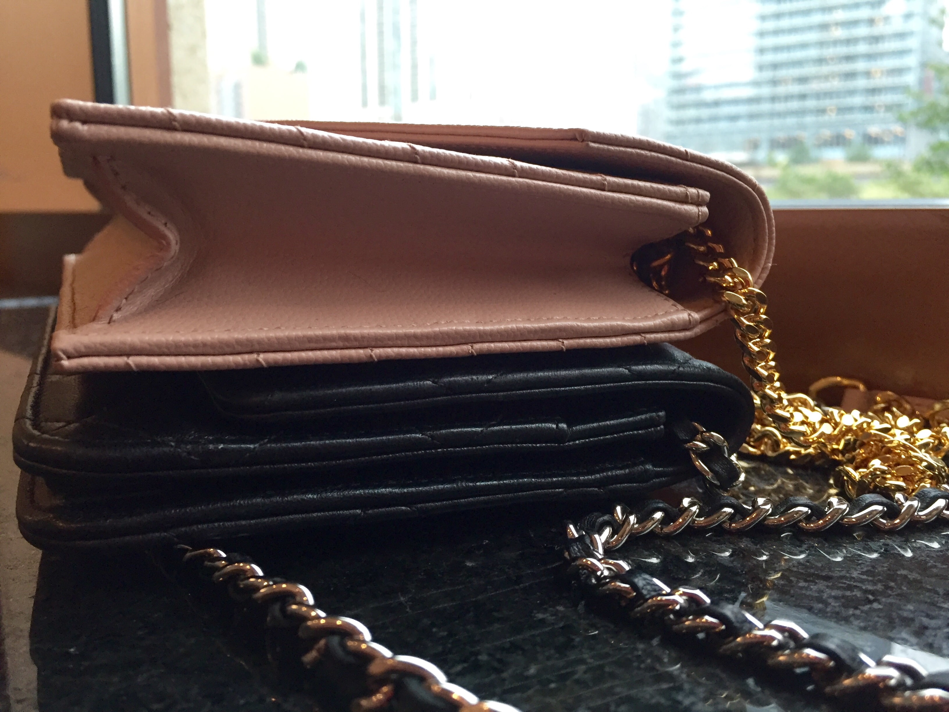 ysl wallet on chain small vs medium