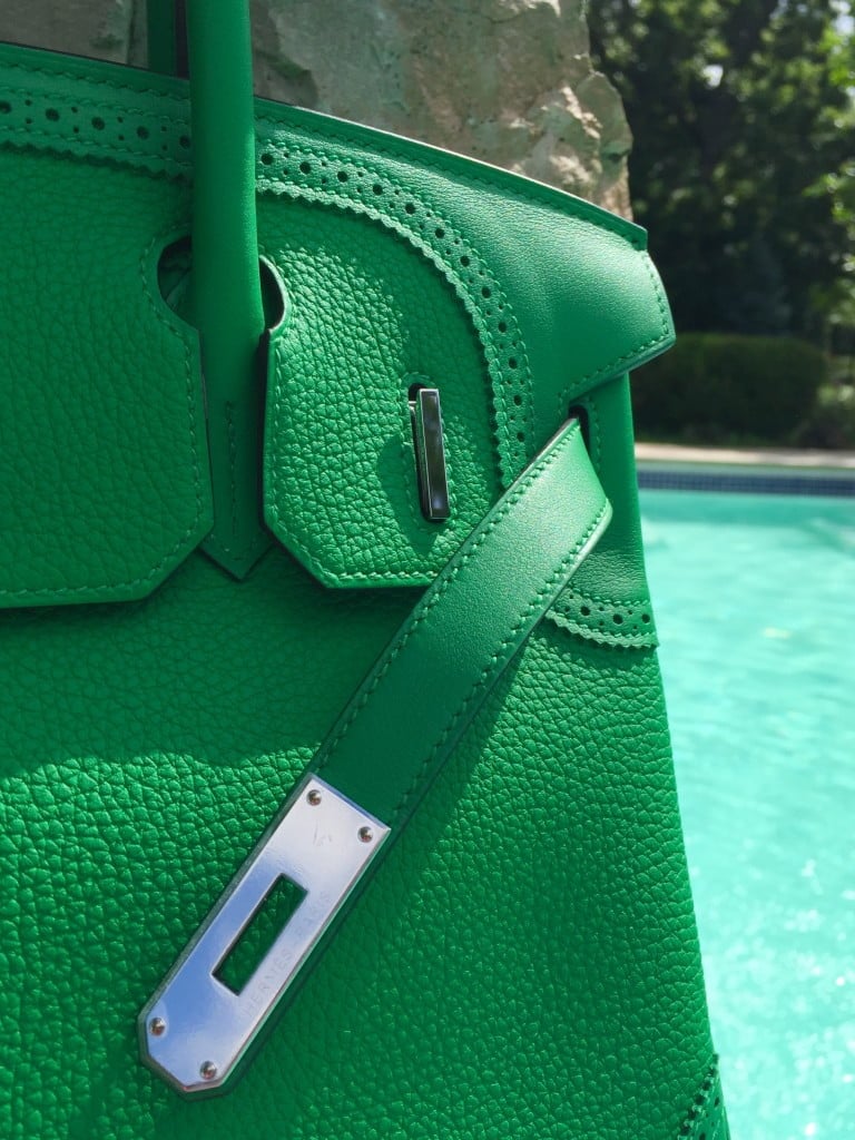 hermes birkin bamboo green