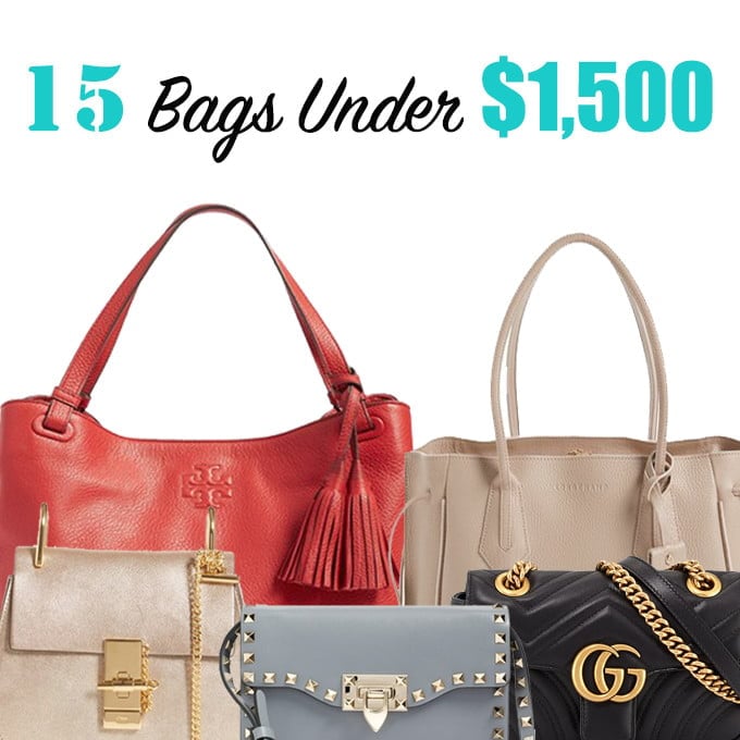 BEST DESIGNER BAGS UNDER $1500  LOUIS VUITTON, DIOR, SAINT LAURENT, GUCCI,  PRADA, CHLOE 