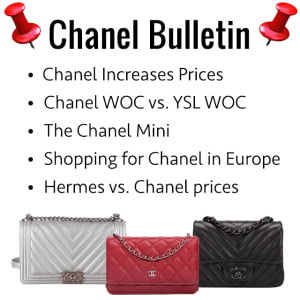 Chanel Price Increase 2019