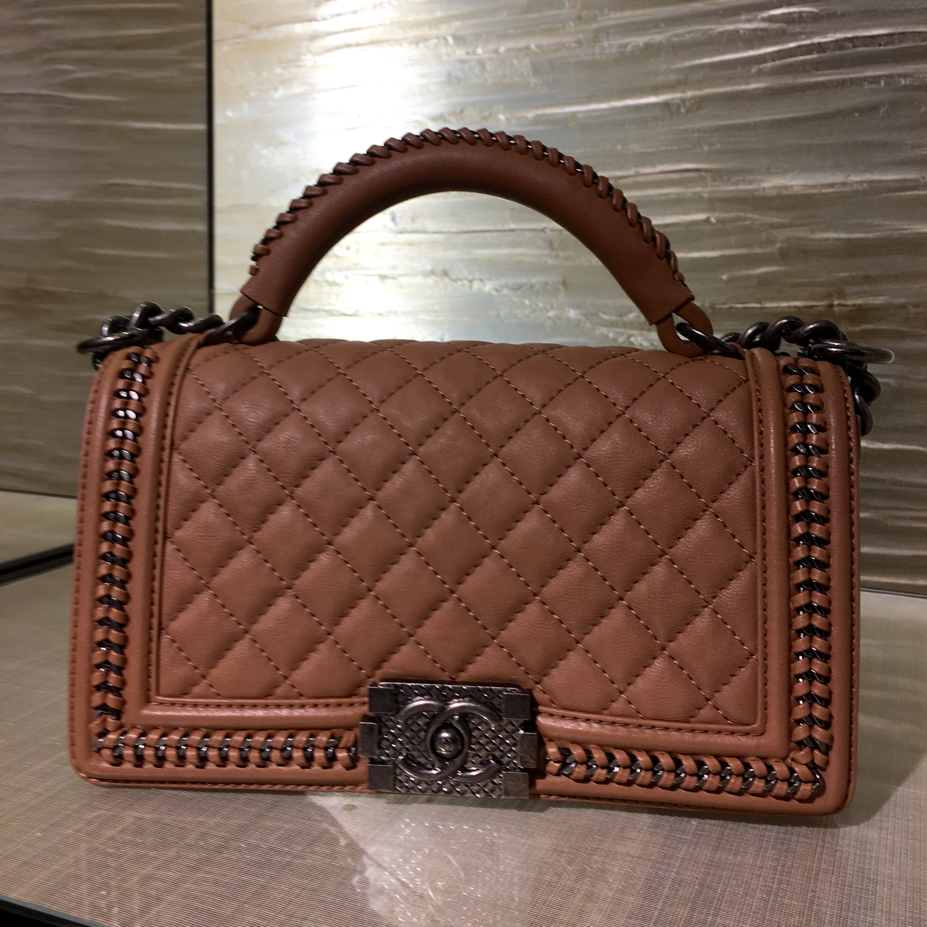 These New Chanel Flap Bags Come With A Wooden Handle - BAGAHOLICBOY