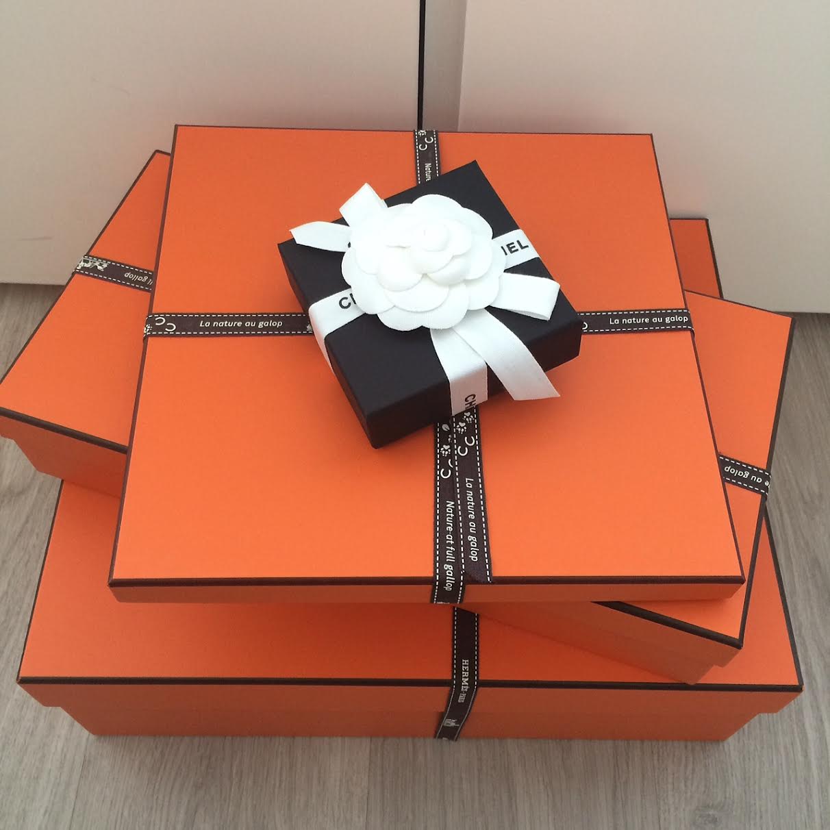 Orange Hermes Bag Gift Wrapping Elegant Gift Gift for Her 