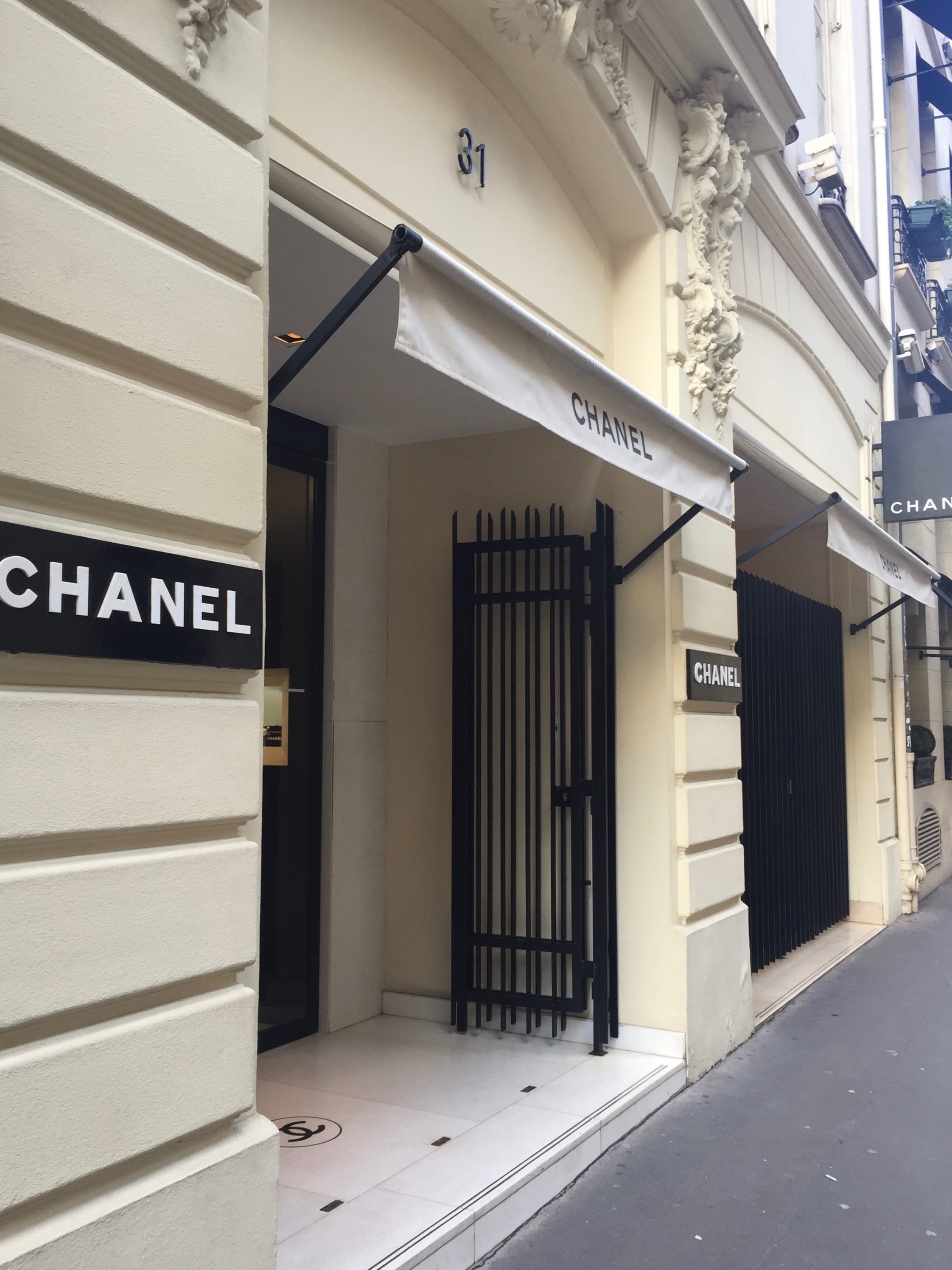 Outside The Original Chanel Store, At 31 Rue Cambon.