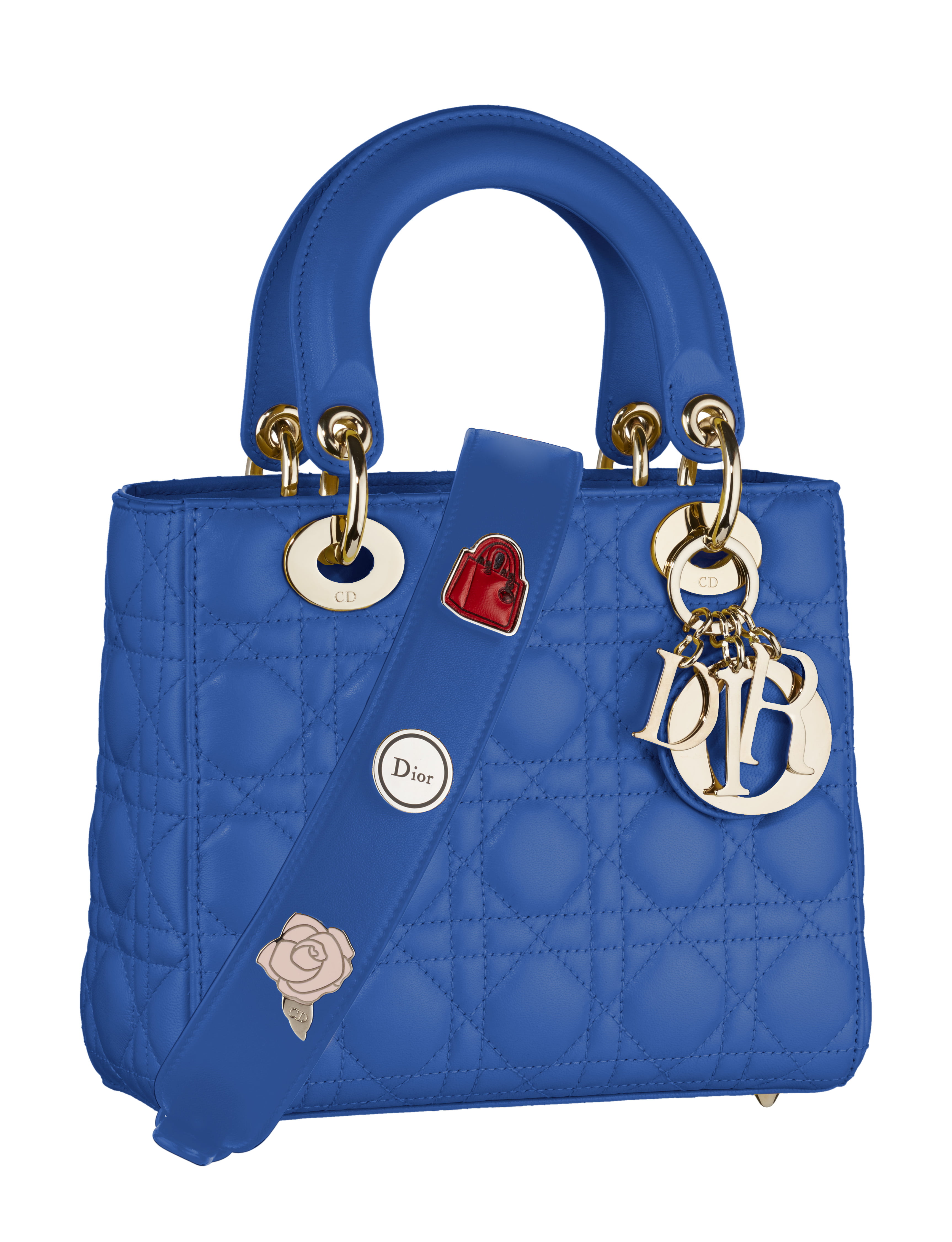 Lady Dior Small Pins - Blue