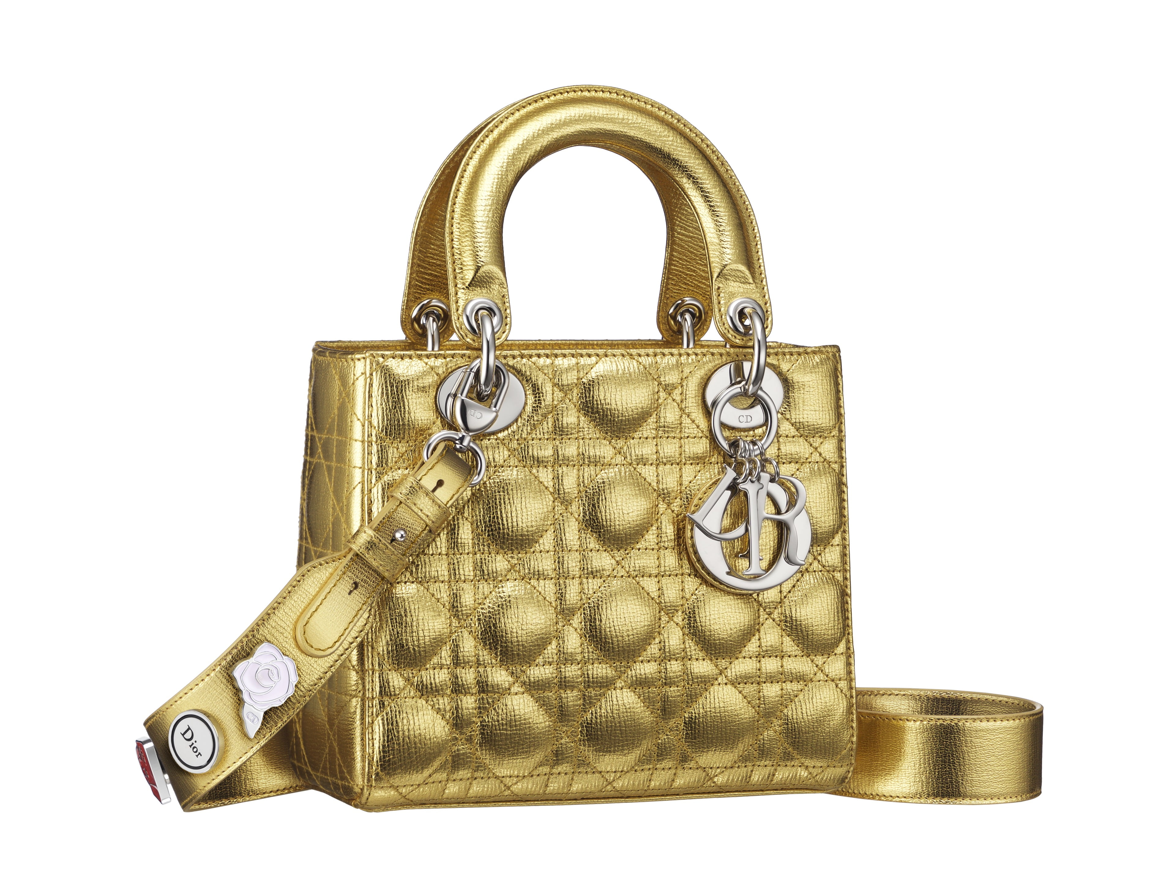 Lady Dior Small Pins - Gold