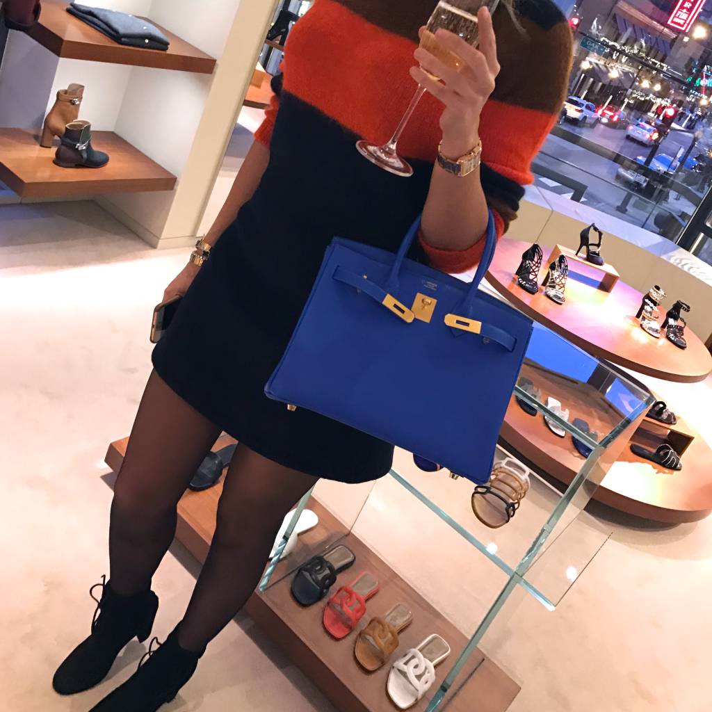 hermes birkin royal blue