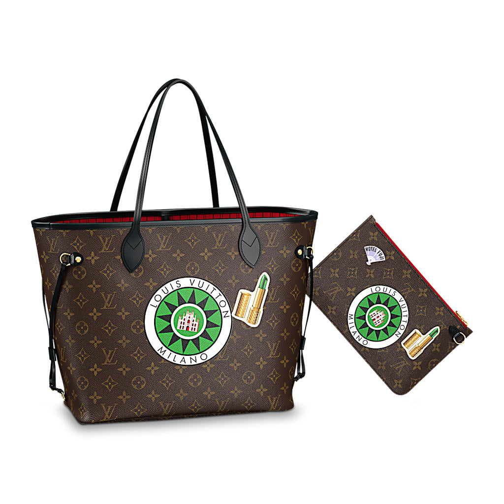 Louis Vuitton, My World Tour Monogram Neverfull