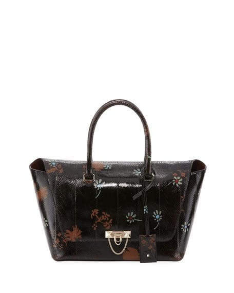 valentino snakeskin satchel