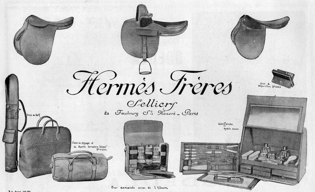 Hermès advertisement, 1923. Photo source unknown.