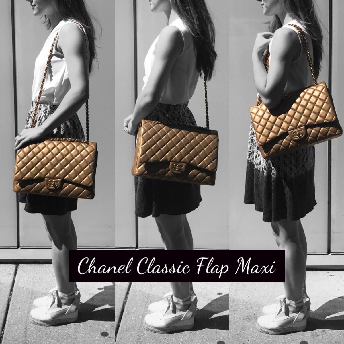 chanel flap size