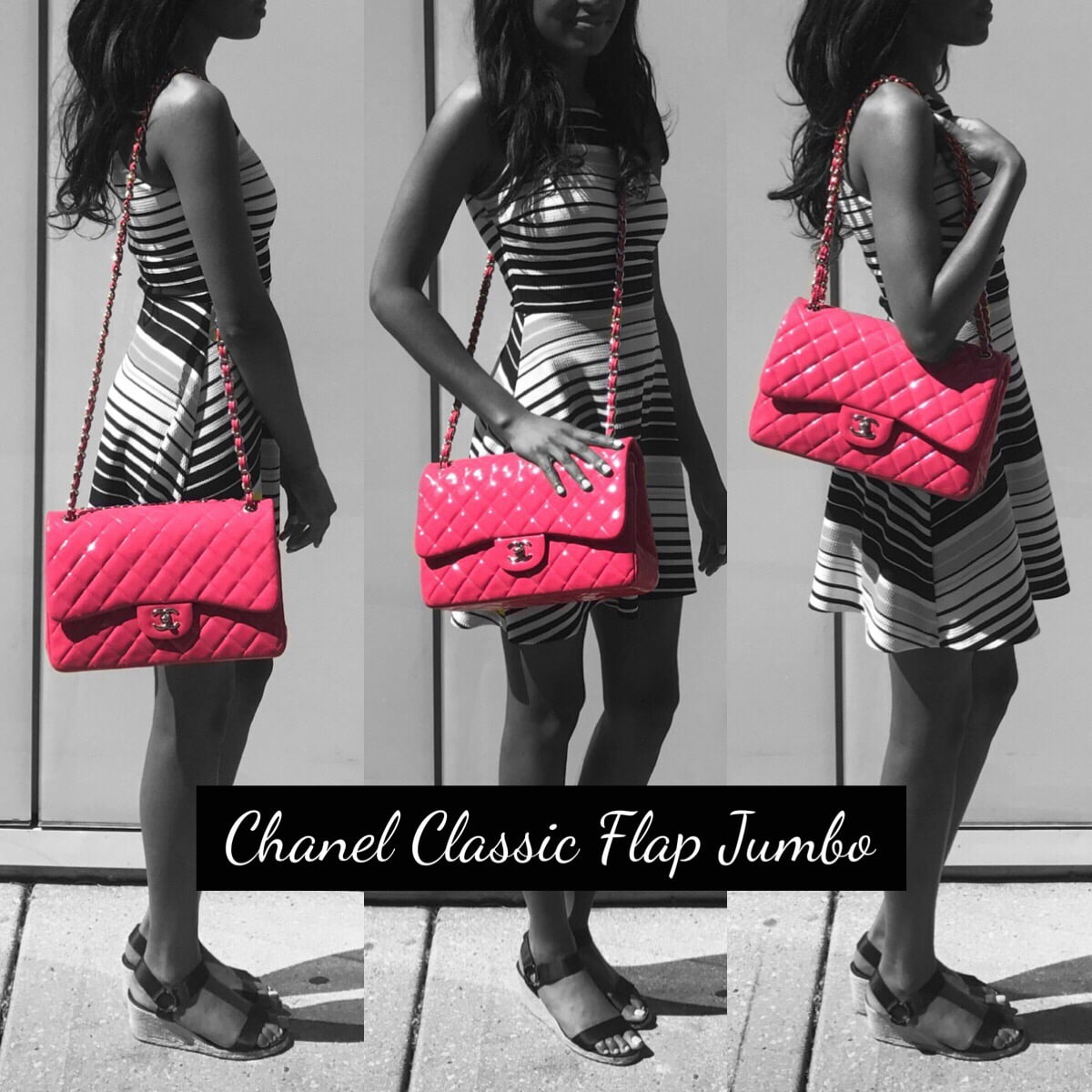 Chanel Classic Flap Size Comparison PurseBop