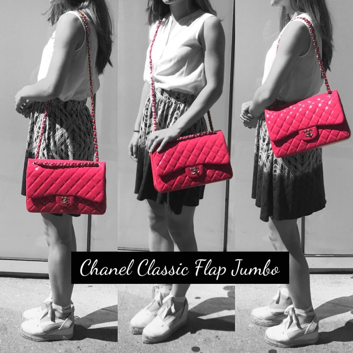 Chanel Classic Flap Size Comparison PurseBop