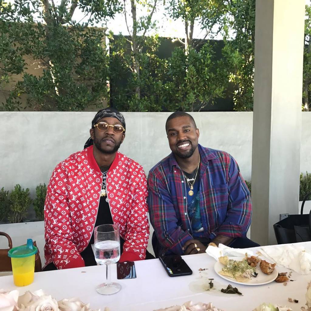 2 Chainz (with Kanye West). Photo courtesy: @hairweavekiller